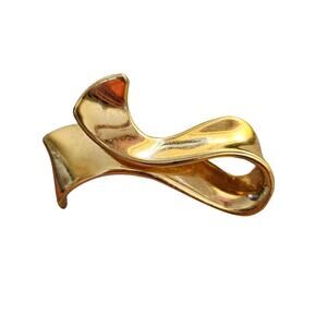 Vintage Anne Klein Ribbon Brooch - Elegant Accessory